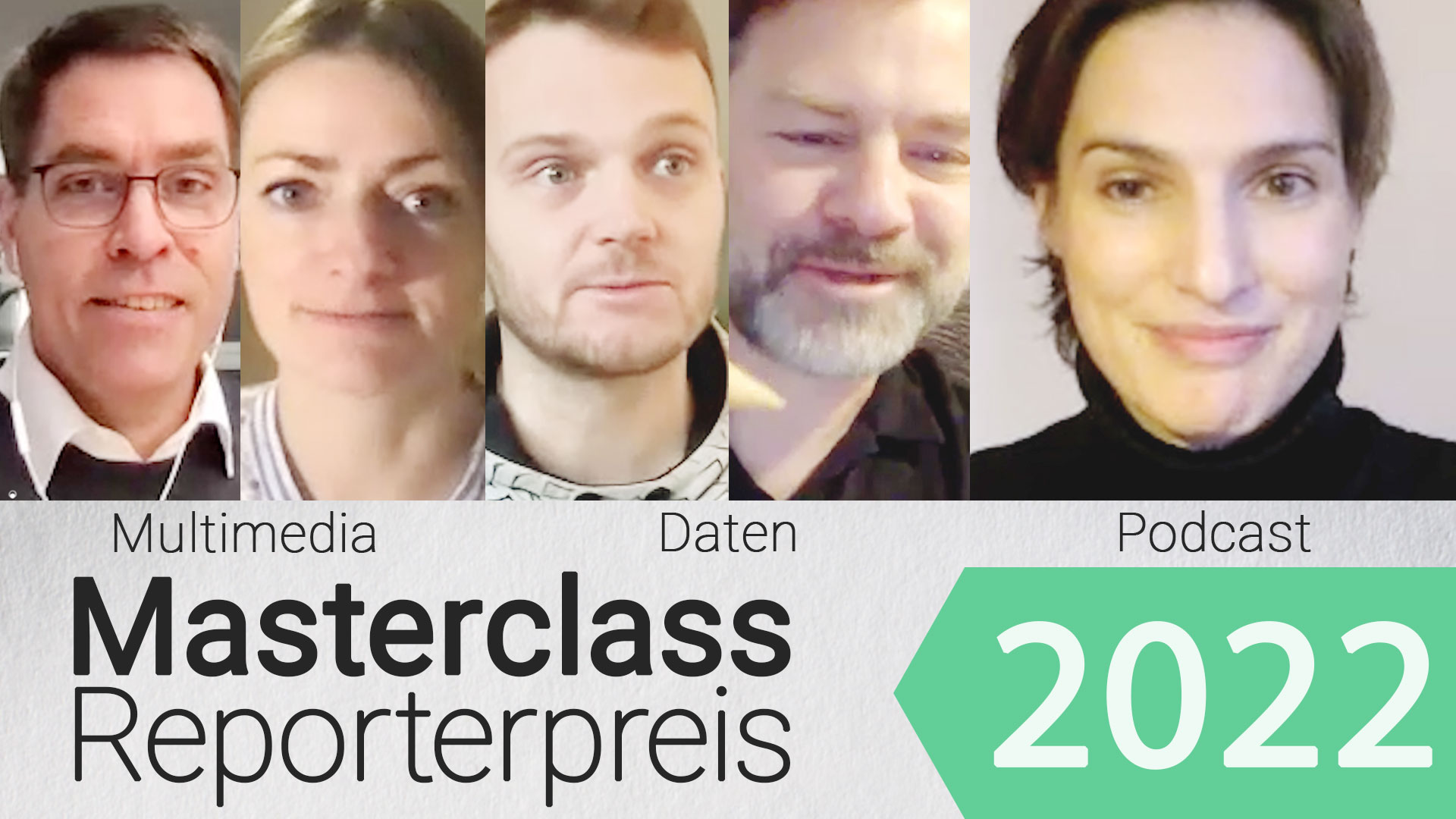 Masterclass Reporterpreis: Multimedia|Daten|Podcast Workshop 445